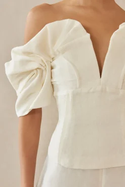 Online Cult Gaia Abby Top Off White