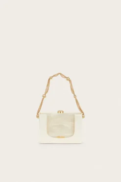 Cult Gaia Adrienne Nano Top Handle Ivory
