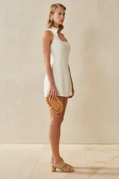 Hot Cult Gaia Akaia Dress Off White