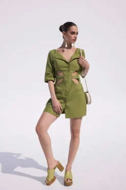 Hot Cult Gaia Alexandra Dress Palm