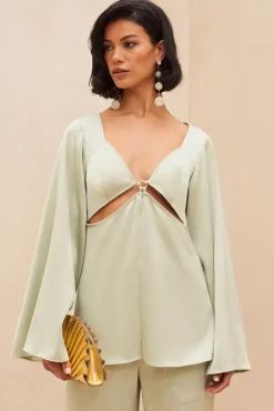 Clearance Cult Gaia Alina Top Jade