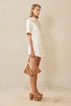 Best Cult Gaia Anika Dress Off White