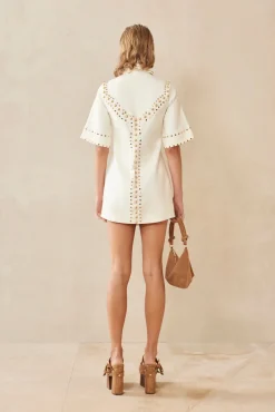 Best Cult Gaia Anika Dress Off White