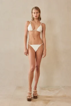 Cult Gaia Anoki Bikini Top Off White