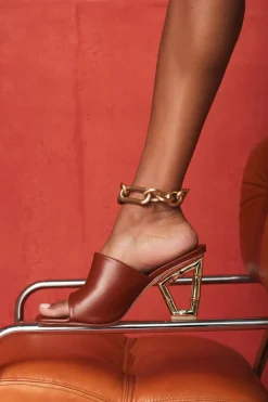 Cult Gaia Astraea Sandal Ember