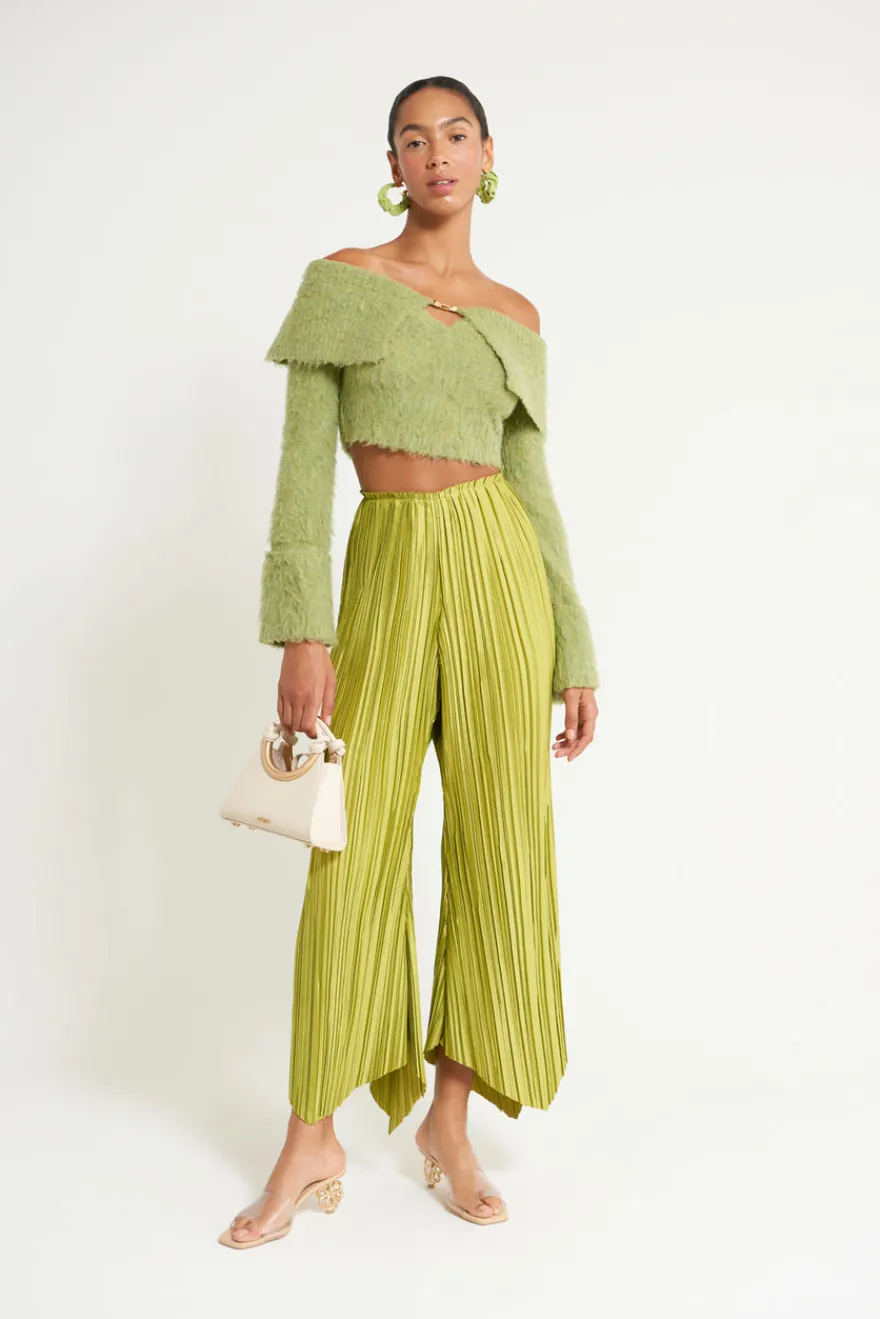 Clearance Cult Gaia Audie Knit Top Pine