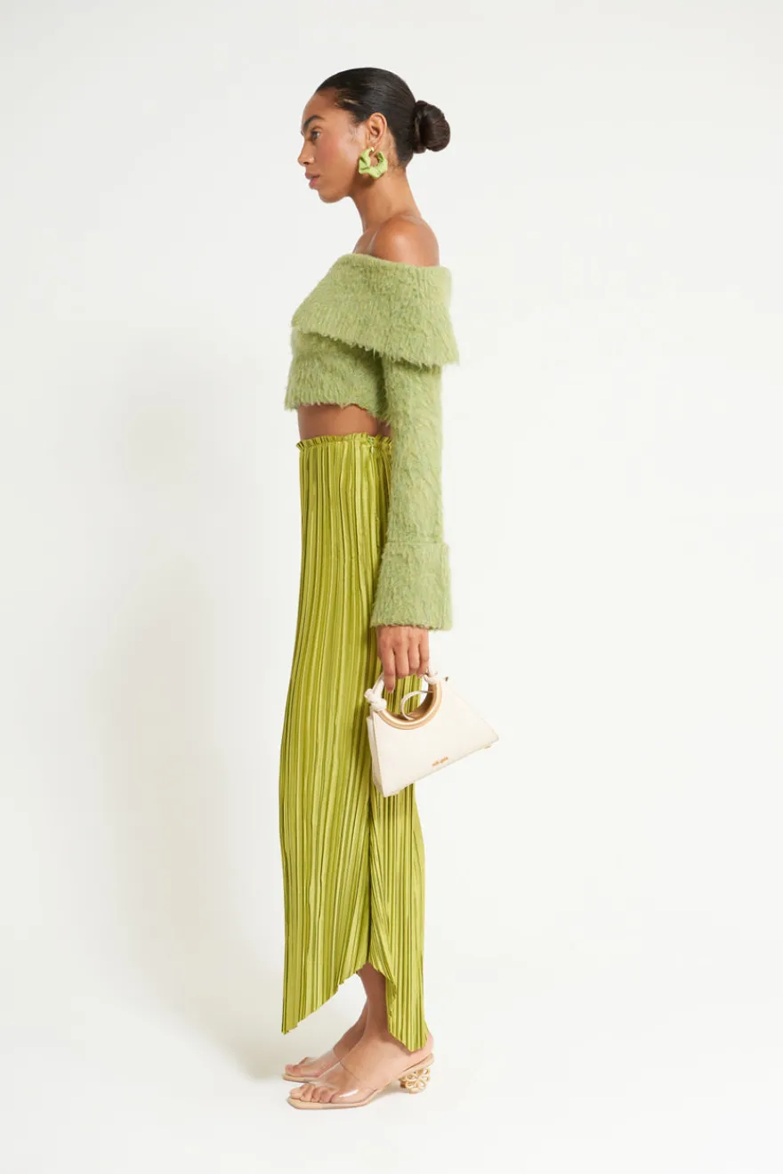 Clearance Cult Gaia Audie Knit Top Pine