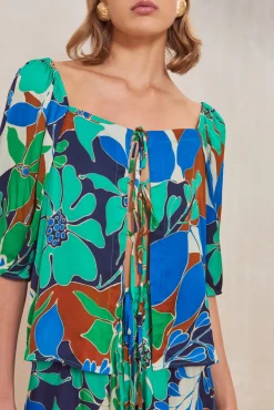 Clearance Cult Gaia Aurel Top Botanic Aqua