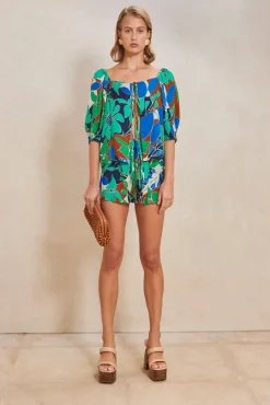 Clearance Cult Gaia Aurel Top Botanic Aqua
