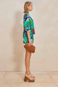 Clearance Cult Gaia Aurel Top Botanic Aqua