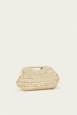 New Cult Gaia Aurora Large Clutch Natural