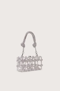 Discount Cult Gaia Bess Rhinestone Shoulder Bag Clear