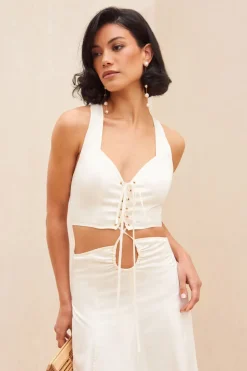 Hot Cult Gaia Calia Dress Off White