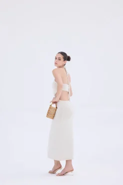 Sale Cult Gaia Cameron Knit Dress Off White