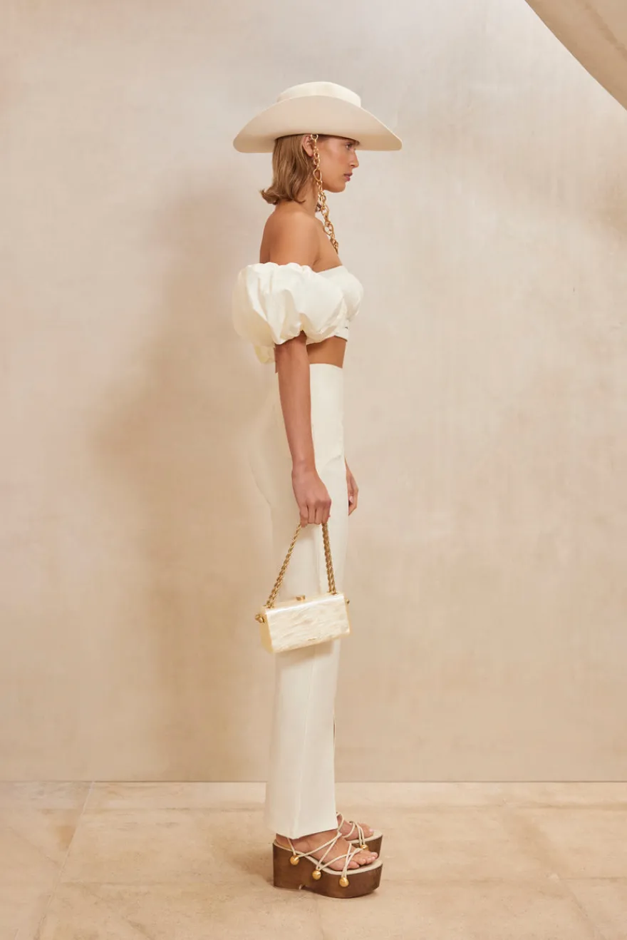 New Cult Gaia Carly Top Off White