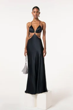 Online Cult Gaia Colette Gown Black