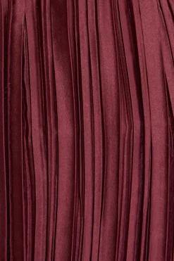 Clearance Cult Gaia Davida Gown Maroon Peak