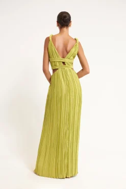 Clearance Cult Gaia Davida Gown Pine