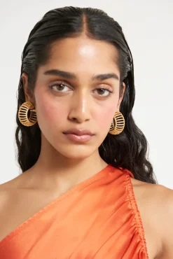 Online Cult Gaia Davina Earring Gold Clear