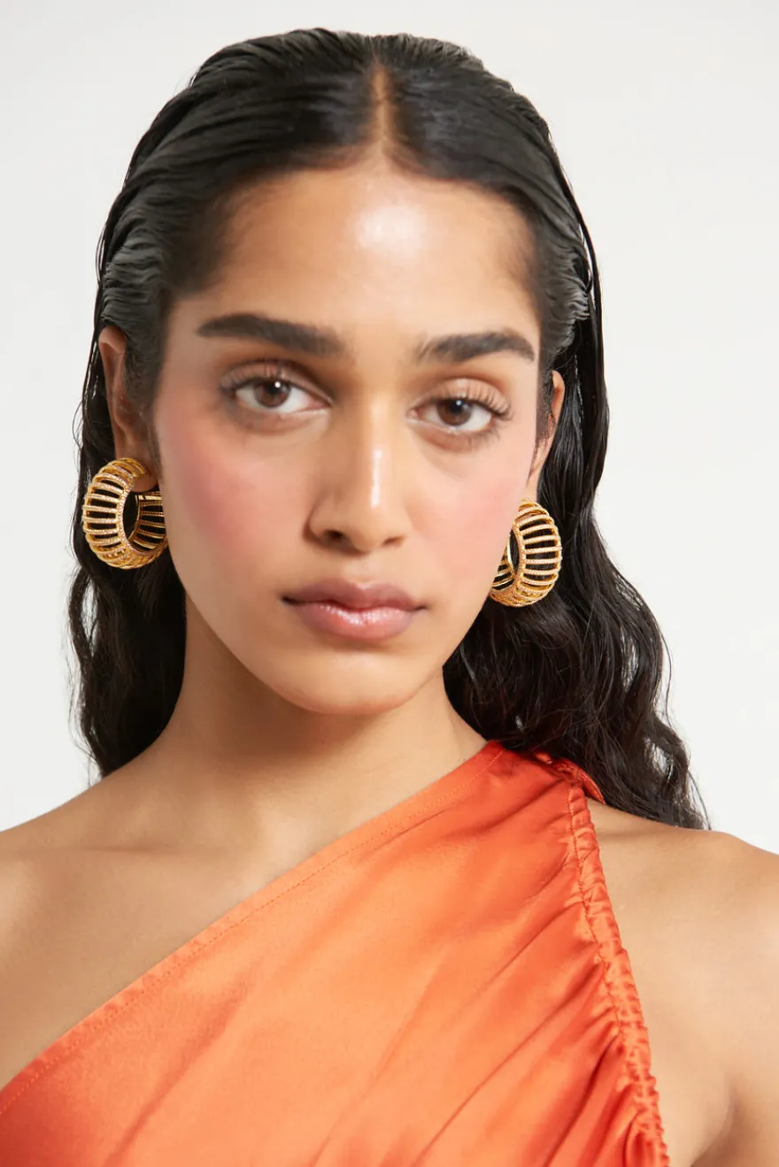 Online Cult Gaia Davina Earring Gold Clear