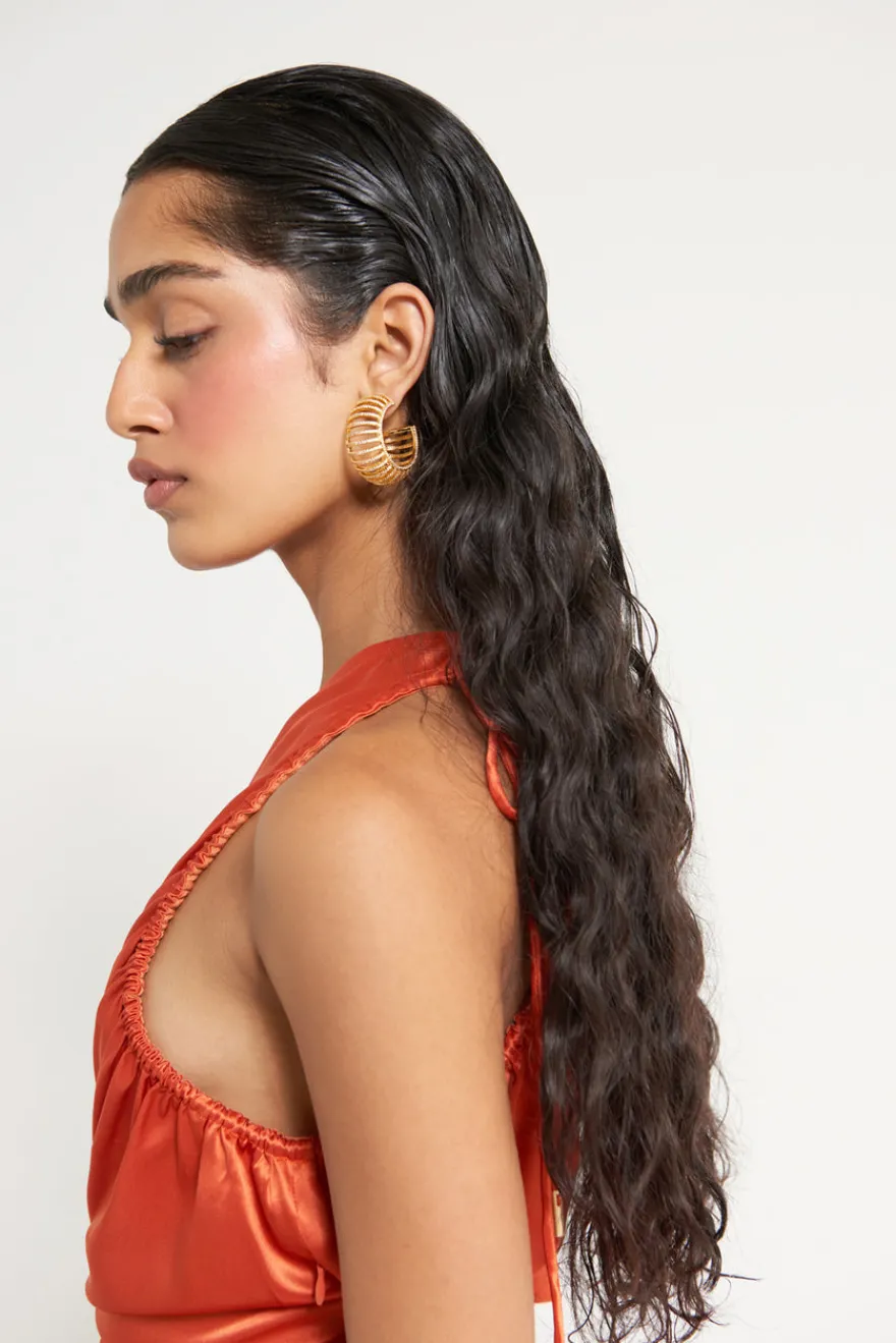 Online Cult Gaia Davina Earring Gold Clear