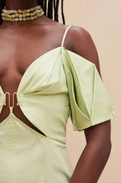 New Cult Gaia Dina Dress Jade