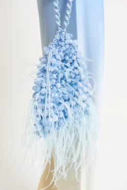 Sale Cult Gaia Dory Feather Bag Ice Blue