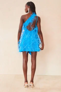 New Cult Gaia Eliana Dress Lake Blue