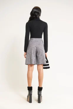 Cult Gaia Elliot Knit Top Black