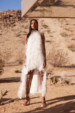 Online Cult Gaia Emi Gown Off White