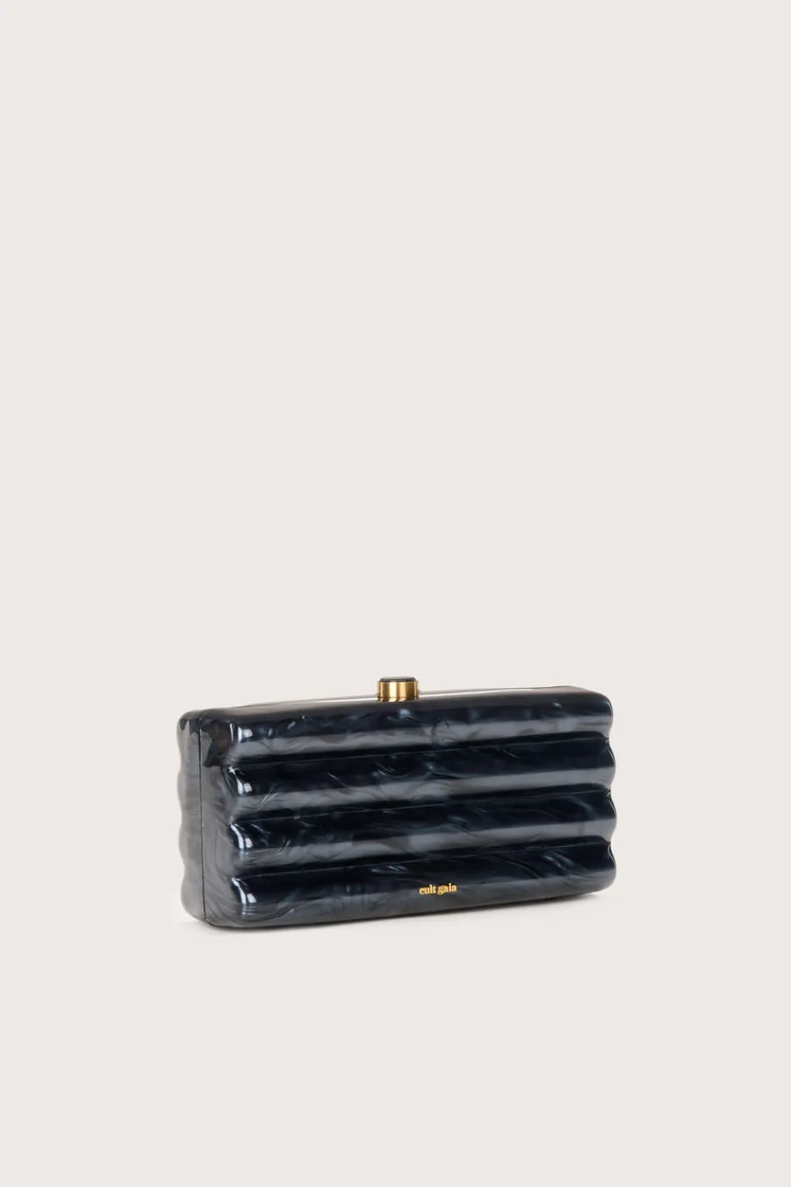 Cult Gaia Enid Clutch Black