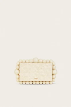 Cult Gaia Eos Clutch Sand