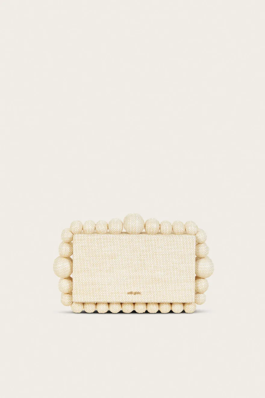 Cult Gaia Eos Clutch Sand