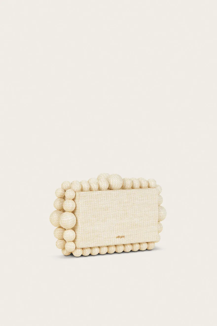 Cult Gaia Eos Clutch Sand