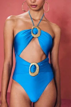Cult Gaia Eshita One Piece Lake Blue
