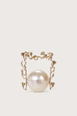 Cult Gaia Fana Pearl Bag Ivory