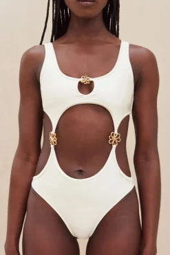 Online Cult Gaia Frances One Piece White