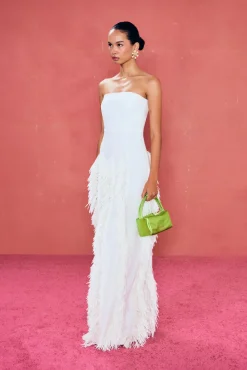 Discount Cult Gaia Freya Gown Off White