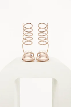 Cult Gaia Freya Sandal Champagne