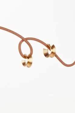 Cult Gaia Gigi Earring Brushed Brass