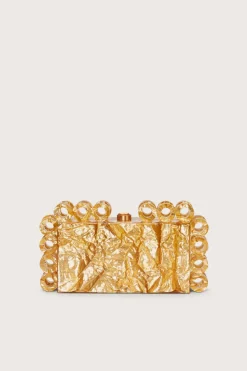 Cult Gaia Harlow Clutch Gold