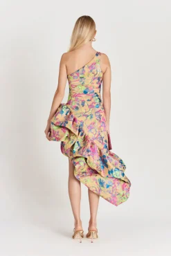Cult Gaia Helena Gown Floral Rain