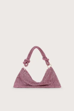 Outlet Cult Gaia Hera Nano Rhinestone Shoulder Bag Shell Pink