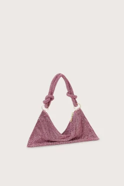 Outlet Cult Gaia Hera Nano Rhinestone Shoulder Bag Shell Pink