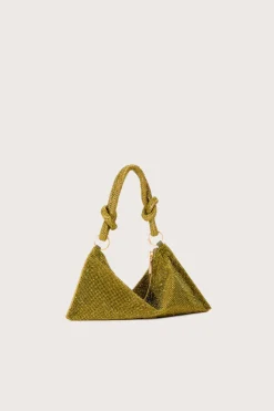 Discount Cult Gaia Hera Nano Rhinestone Shoulder Bag Olive