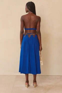 Online Cult Gaia Idris Skirt Persian Blue