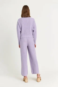 Best Cult Gaia Indra Knit Cardigan Amethyst