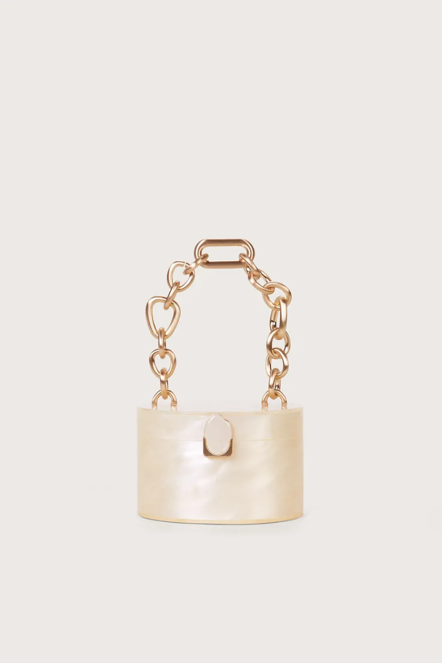 Cult Gaia Inka Mini Bag Ivory