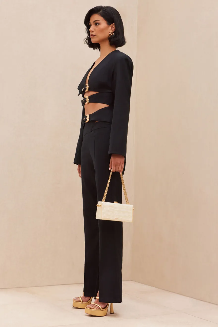 New Cult Gaia Isabel Pant Black