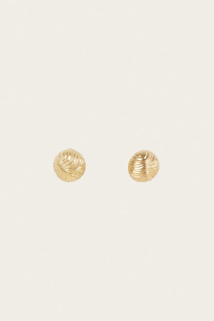 Cult Gaia Jaala Earring Brushed Brass